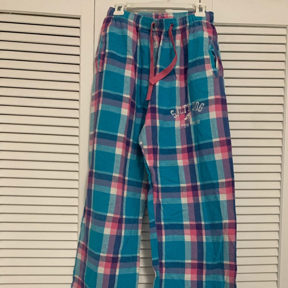 Super Cute Salty Dog Cafe Flannel Pants